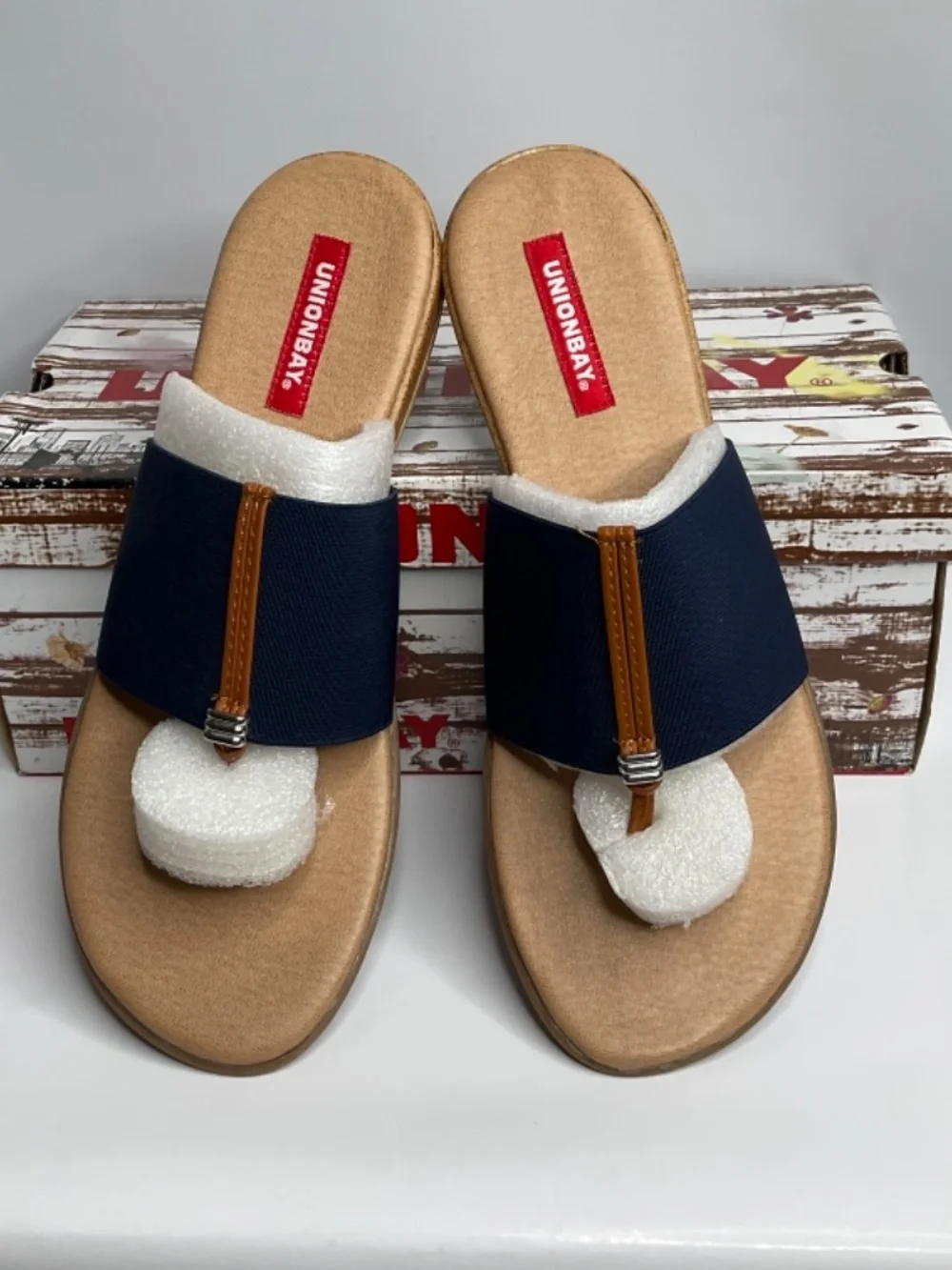 UNIONBAY Women’s by Natalie U slip-on sandals